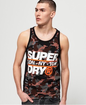 Superdry Trophy Camo Férfi Mellény Szürke | CJNGO7091